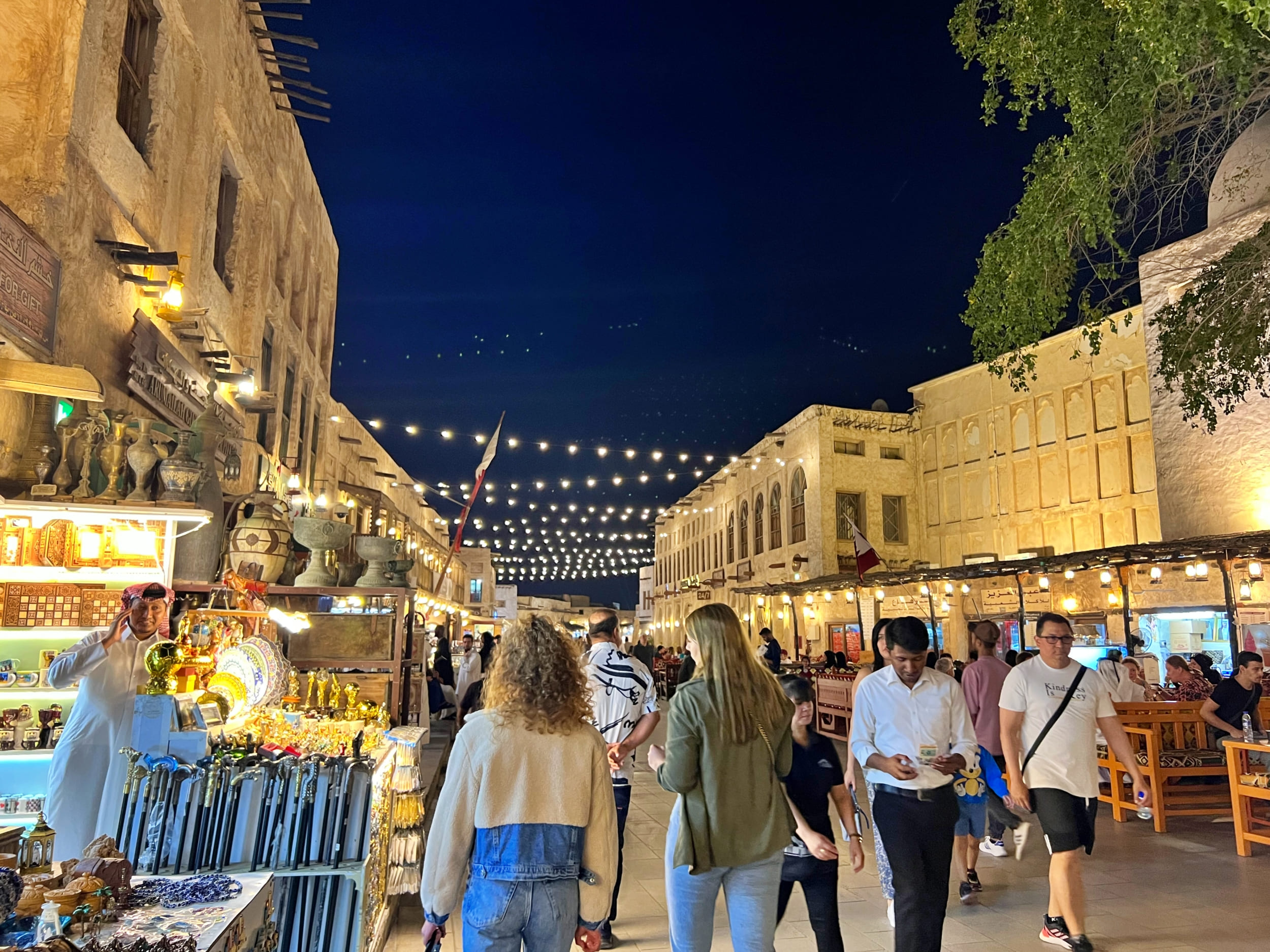 Souq Waqif at night