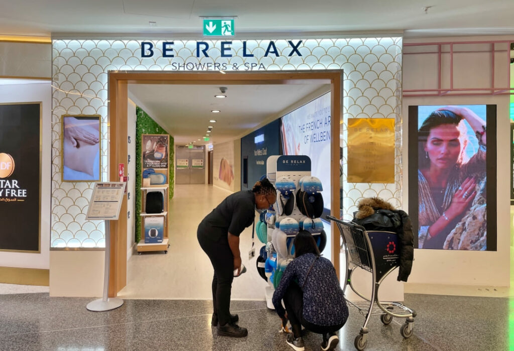 “Be Relax” Spa at Hamad International Airport in Doha Qatar