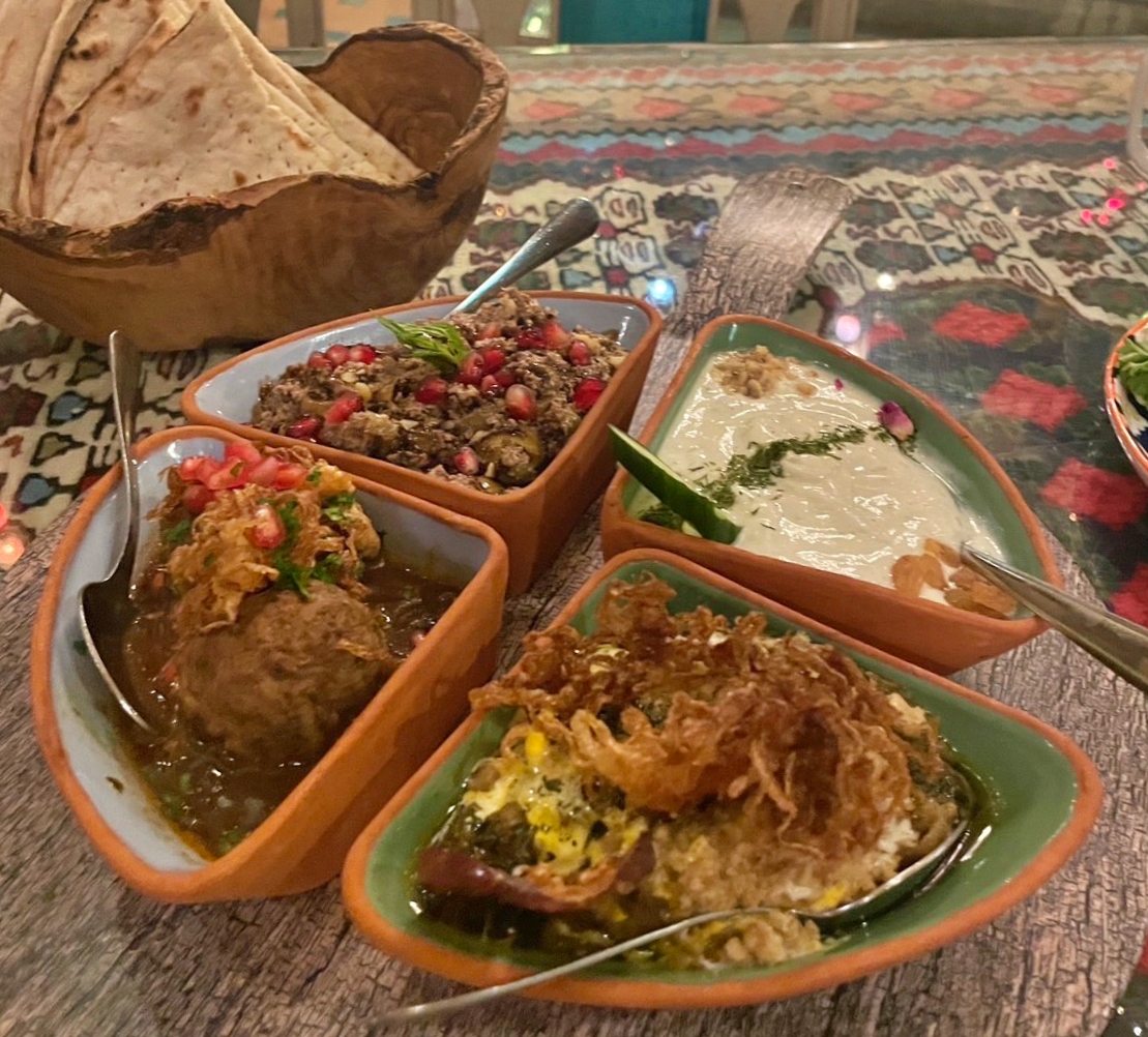 Signature appetizers at Parisa Souq Waqif